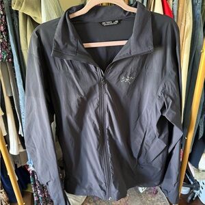 Arc'teryx Charcoal Lightweight Full-Zip Utility Jacket